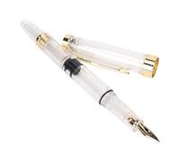 Pluma de escritura suave de 0,38 mm y 0,5 mm, fuente transparente, caligrafía, papelería, estudiantes, profesores, caligrafía