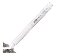 Pluma de goma Tombow MONO Stick blanco, goma de precisión con punta de 6,7 mm, recargable, mecanismo de presión, libre de ftalatos [EH-KM21]