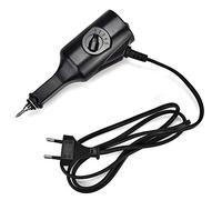 Pluma de grabado eléctrica, grabadora eléctrica de velocidad ajustable, pluma de grabado en metal, herramienta de fabricación de joyas EU 220V, para metales, porcelana, vidrio, plástico, metal,