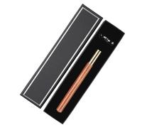 Pluma De Inmersión De Vidrio - Mango De Madera De 1,2 * 14 Cm Diseño Vintage Transparente Elegante | Bolígrafo De Escritura De Vidrio Para Artistas | Bolígrafos De Caligrafía Con Mango De Madera Maciz