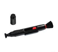 Pluma de limpieza, 1 paquete de herramienta de limpieza de lentes para cámaras digitales y auriculares de realidad virtual, elimina huellas dactilares y polvo, diseño compacto portátil para viajes y