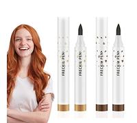 Pluma de Maquillaje de Pecas, Freckles Pen, 2 Piezas Lápiz de Maquillaje para Pecas, Realistas Naturales, Impermeable y Duradera,Fácil De Crear Maquillaje Natural