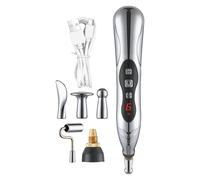 Pluma de masaje electrónica - estimulador de meridianos recargable, herramienta de acupresión, tecnología de pulso suave, solución de cuidado compacta | Dispositivo de relajación dirigido a