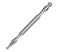 Pluma de masaje | Herramienta de reflexología facial de acero inoxidable | Pluma de masaje manual | Masajeador del punto de activación Stick, Masajeador del punto de presión, estimulador