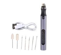 Pluma de molienda eléctrica de diseño ligero, ajustable, 3 velocidades, recargable por USB, para IC, madera, porcelana