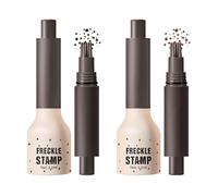 Pluma de pecas, pluma peca, sello de pecas de cinco puntos, duradero, resistente al agua, herramienta de maquillaje de pecas, maquillaje natural con besos solares, adecuado para todo tipo de piel