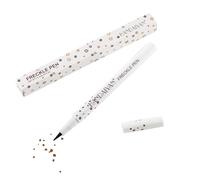 Pluma de pecas, resistente al agua, pluma falsa natural, realista y duradera, resistente al agua, maquillaje ligero D