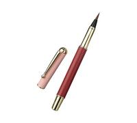 Pluma de pincel portátil de metal con punta flexible, K | Combina la flexibilidad tradicional del pincel de caligrafía y portabilidad moderna para la práctica de caligrafía china
