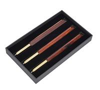 Pluma de pintura Pluma sin tinta Suministros de arte Juego profesional de 3 piezas para dibujar a mano de dibujos animados Herramientas de tratamiento del cabello real Cuerpo