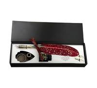 Pluma De Pluma Vintage, Juego De Tinta De Hecha A Mano | Colección De Puntas De Metal Reemplazables De 0,72 Libras, Instrumento De Escritura De Caligrafía Antiguo Único Para Autores Principiante