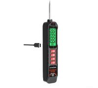 Pluma de prueba de multímetro digital portátil con pantalla de 4000 cuentas y retroiluminación de doble color para prueba manual inteligente NCV de resistencia al voltaje con función de carga USB