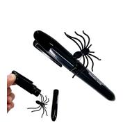 Pluma de relleno de araña | Broma Divertida Formato de Bolsillo - Araña Artificial Engaño Para Estudiantes Colegas Cumpleaños Navidad de Abril