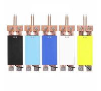 Pluma de soldador por puntos con batería de litio, alicates de soldadura profesionales con interruptor de límite de resorte doble para máquina de soldadura por puntos de batería, (Verde)