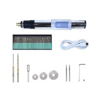 Pluma De Tallado Eléctrico, Amoladora Eléctrica Carga Con Regulación Velocidad, Mini Máquina Grabado For Madera/jade/nuclear/huevo/hueso Controles Intuitivos Y Sencillos(Package 3)