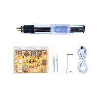 Pluma De Tallado Eléctrico, Amoladora Eléctrica Carga Con Regulación Velocidad, Mini Máquina Grabado For Madera/jade/nuclear/huevo/hueso Controles Intuitivos Y Sencillos(Package 2)
