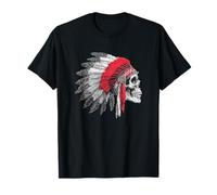 Pluma de Tocado de Indios nativos Americanos Camiseta