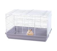 Pluma de viaje para roedores - Recinto transpirable, sartén de de repuesto fácil de limpiar, puerta de entrada de bloqueo | Hábitat Animal Hamster, conejo, conejo, hurón, planeu