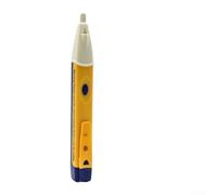 Pluma del probador del voltaje de Digitaces con la pantalla del LCD y construido en la luz llevada para 12-250v Ac DC Live Wire Comprobación sin detección de contacto (C)