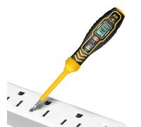Pluma del probador eléctrico - Bolígrafo detector de circuitos digitales | Probador de voltaje de CA avanzado con detección de no contacto | Herramienta de prueba eléctrica compacta para la reparación