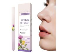 Pluma difusora de hierbas, limpiador de pulmón, inhalador de gordolobo, difusor natural de de fatiga para viajes, trabajo, hogar, spa, difusores de cuidado corporal, inhaladores de apoyo