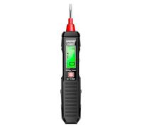 Pluma digital de prueba de voltaje para detector de cables vivos Vd807 12-300V con luz LED y alarma de sonido, pantalla bicolor para electricistas y mantenimiento del hogar