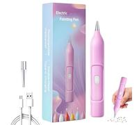 Pluma Eléctrica Para Pintura Con Cristales De Imitación | Pluma Recargable Para Arte Con Rhinestones Para Manualidades | Accesorios Para Proyectos De Manualidades Divertidos En Casa Y Escuela Para Pr