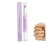 Pluma empujadora de cutículas Pluma para cutículas Aceite y empujador de uñas 2 en 1 para hidratación diaria Fórmula suave para y uñas secas Herramienta portátil para el cuidado de las