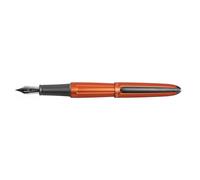 Pluma estilogr fica Diplomat D40302028 Aero con punta ancha de acero - Naranja
