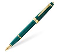 Pluma estilográfica Cross Bailey Light Gloss, diseño de resina ligera en verde/d