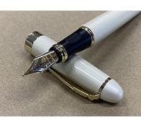 Pluma estilográfica Jinhao x450 de 0,5 mm de punta media fina de Rhapsody Ink Pens (espiral marfil)