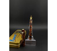 Pluma Estilográfica Kaweco Art Sport Ámbar Marmol Dorado