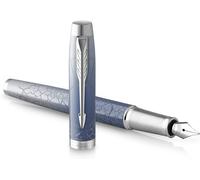 Pluma Fuente Parker IM Last Frontier Polar Con Punta Fina (Caja Parker Sencilla)