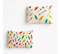 Pluma Funda Cojin 60x80 cm, Fundas Cojines 80 x 60 Decoration Sofa Cama, Funda Almohada Simple Tema 4 Pack con Cremallera Invisible para Exterior Oficina Sofá Home Decoration YCBZ-0893