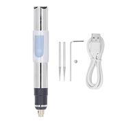 Pluma Grabadora Eléctrica Inalámbrica USB Recargable 25W, Mini Herramienta de Grabado con 5000 a 25000rpm para Metal, Kit DIY de Herramientas de Grabado