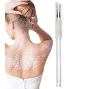 Pluma Marcador De Piel - Pluma De Escriba Blanca, Herramienta De Marca De