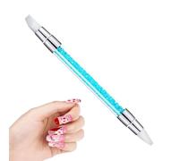 Pluma para arte de uñas, pincel constructor UV, de pintura de decoración, instrumento de punteado para esculpir de silicona, puntero de modelado de agarre de , herramienta de textura y