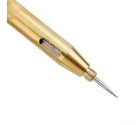 Pluma probadora de voltaje eléctrico para coche, barco, motocicleta, sonda de circuito de 6 V 12 V 24 V con clip, ABS + detector de luz de metal (paquete de 2)