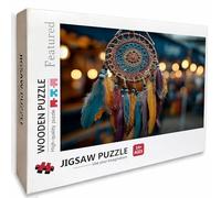 Pluma Puzzle Madera, Azul Puzzle 6000 Piezas Adultos con Compact Box 179x105cm, Rompecabezas Desafiante, Juegos de Rompecabezas Creativos para Hombres Mujeres Adolescente, Regalos para niñas, 5-9414