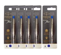 Pluma Recarga QUINK FLOW Azul Punto Fino 0.8mm Juego de 5 piezas 1950368 S090...