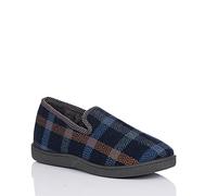 PLUMAFLEX 12010-21 Zapatilla Cerrada Cuadros Hombre Marino 40