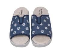 PLUMAFLEX 14506 Zapatilla DE CASA Abierta CUÑA Mujer Marino 35