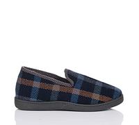 PLUMAFLEX 1771743 Zapatilla Cerrada Cuadros Hombre Marino 43