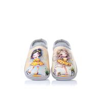 PLUMAFLEX - Zapatilla de Casa Chica con Flores - R12317 para: Mujer