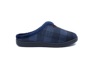 PLUMAFLEX - Zapatilla hombre cuadros azul y negro. - R12268 para: Hombre color: MARINO talla: 45