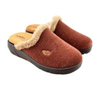 PLUMAFLEX - Zapatillas de casa con Plantilla Transpirable de Alta recuperación Que se Adapta a la anatomía del pie 044246 Sintético Mujer Color: Burdeos Talla: 37