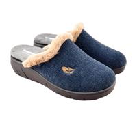 PLUMAFLEX - Zapatillas de casa con Plantilla Transpirable de Alta recuperación Que se Adapta a la anatomía del pie 138240 Sintético Mujer Color: Marino Talla: 39