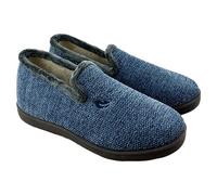 PLUMAFLEX - Zapatillas de casa de con Plantilla Acolchada Que se Adapta a la anatomía del pie 094586 Sintético Hombre Color: Marino Talla: 45