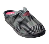 PLUMAFLEX - Zapatillas de casa de Cuadros con Plantilla Acolchada Que se Adapta a la anatomía del pie 330986 Sintético Hombre Color: Gris Talla: 44