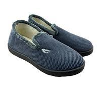 PLUMAFLEX - Zapatillas de casa Muy cómodas con Plantilla Transpirable de Alta recuperación Que se Adapta a la anatomía del pie. 571460 Sintético Hombre Color: Marino Talla: 45