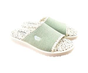 PLUMAFLEX - Zapatillas de Estar en casa con Plantilla de Espuma de Alta recuperación 240464 Sintético Mujer Color: Verde Talla: 41